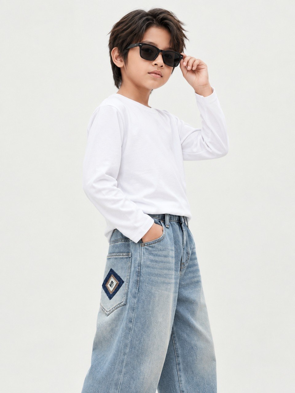 Pants Boys Street Blue Motion - Foto 5