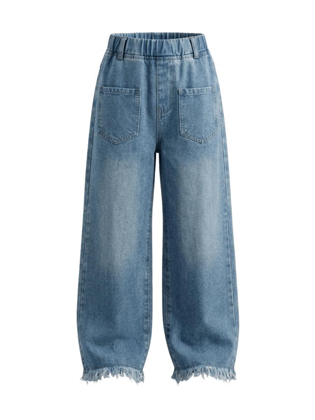 Pants Girl Beauty Check Denim