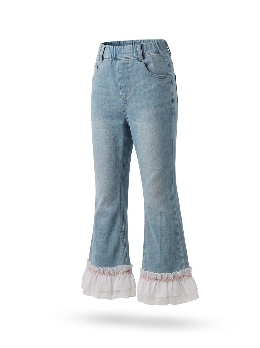Pants Girls Chic Flare Jeans