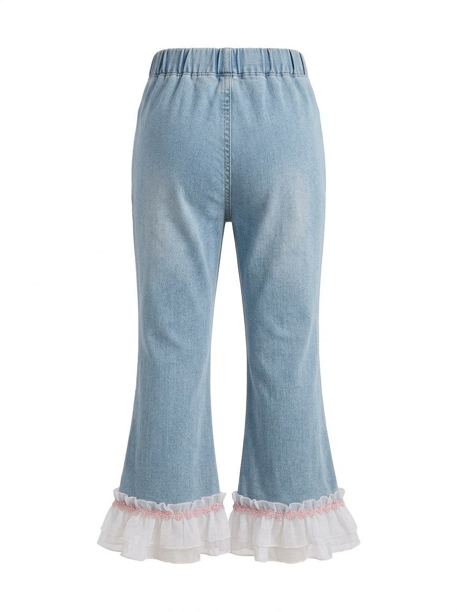 Pants Girls Chic Flare Jeans — tampilan lain