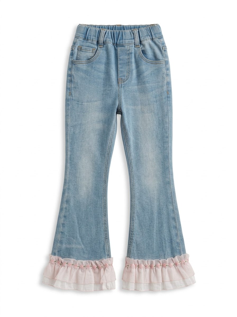 Pants Girls Chic Flare Jeans