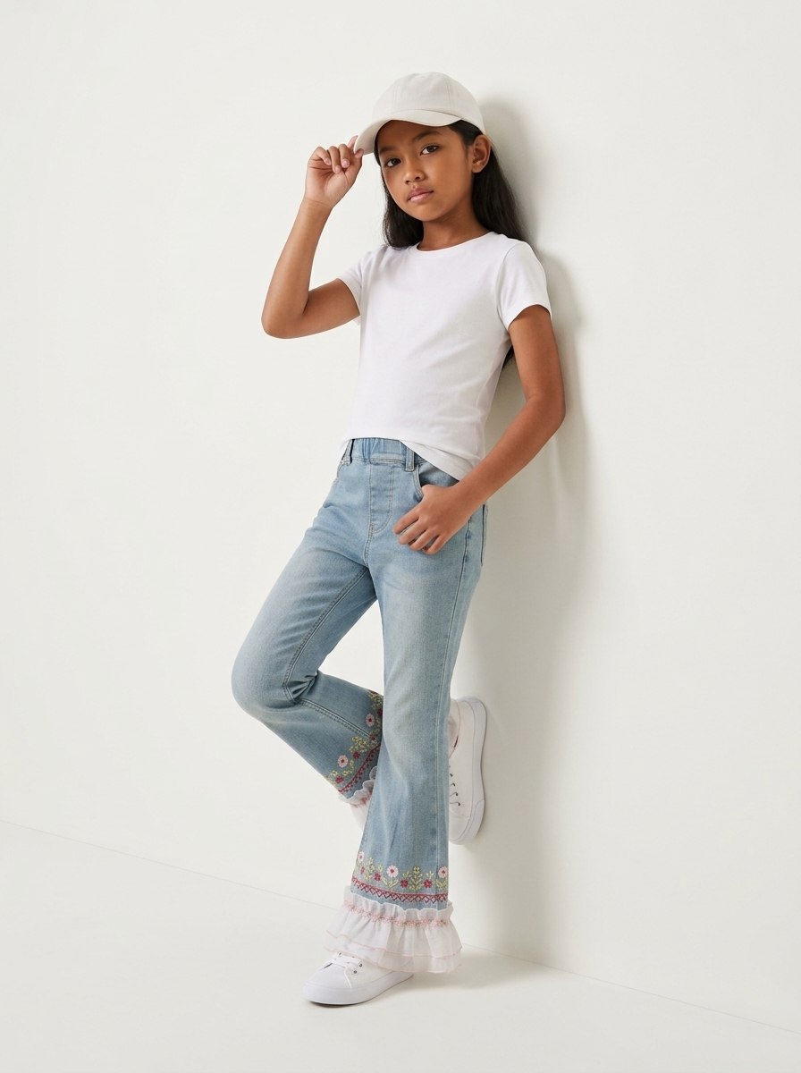 Pants Girls Chic Flare Jeans - Foto 4