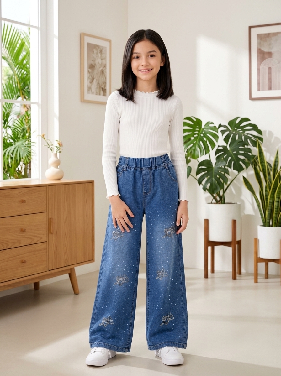 Pants Girls Fawn Scuff
