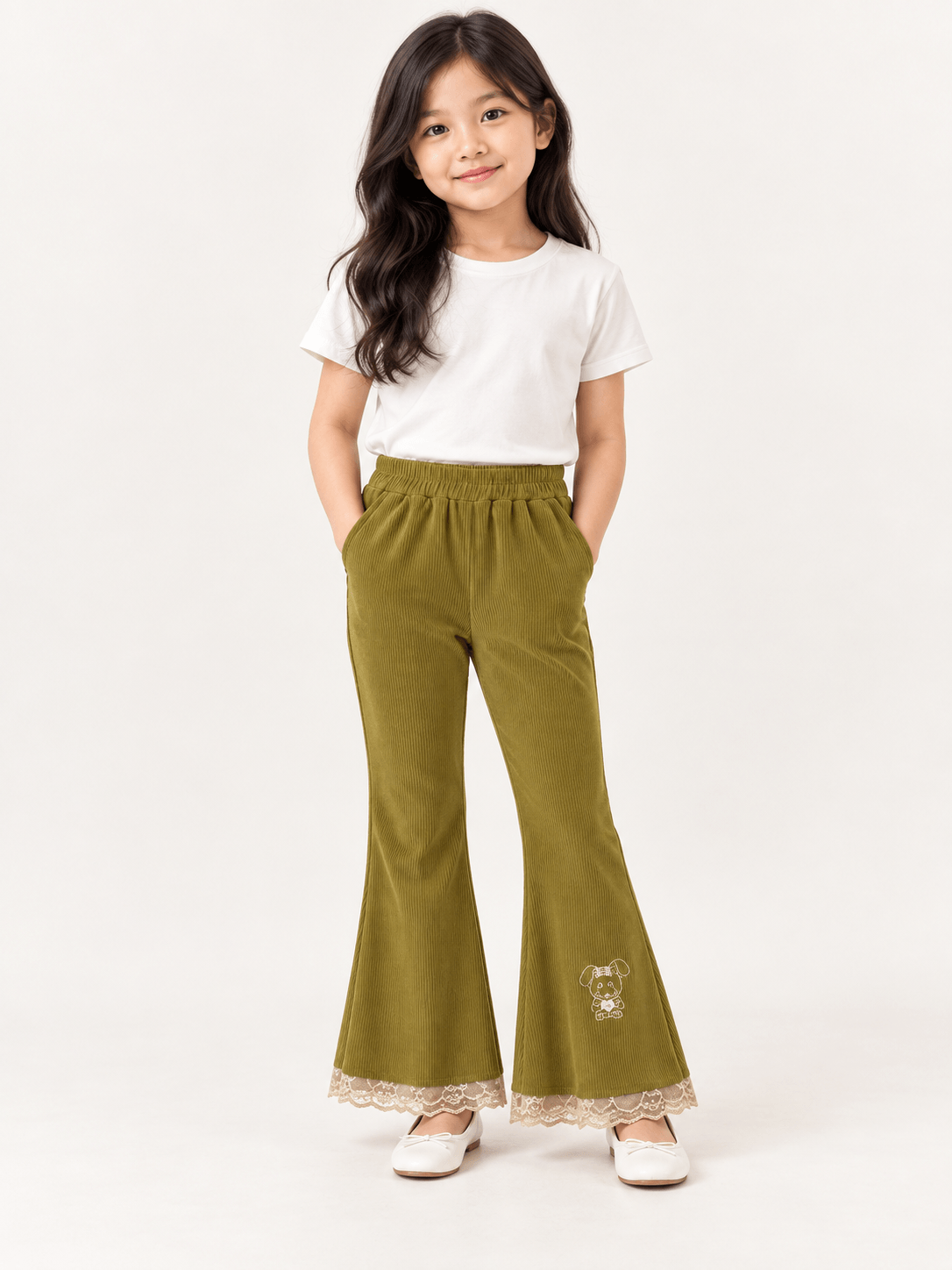 pants girls fawn stride