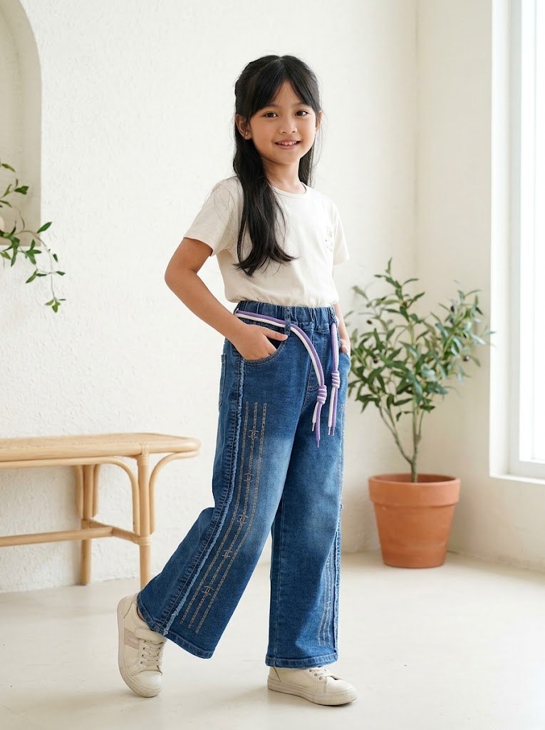 PANTS GIRLS GLITTER WINGS