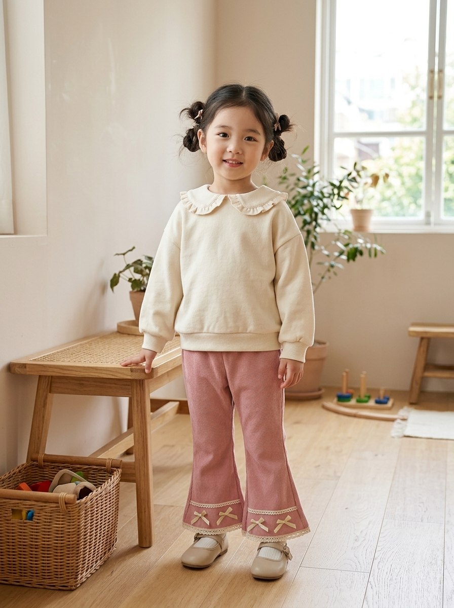 PANTS GIRLS MALLOW DUSK