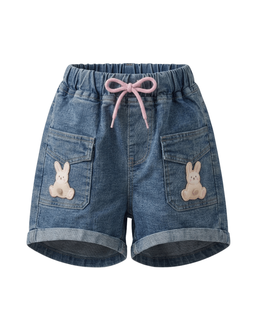 PANTS GIRLS MOONHWASHED MINI HOTPANTS JEANS