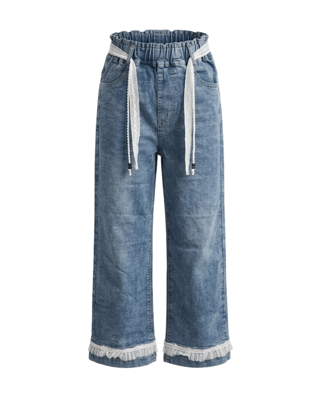 PANTS GIRLS PEACH REBEL JEANS