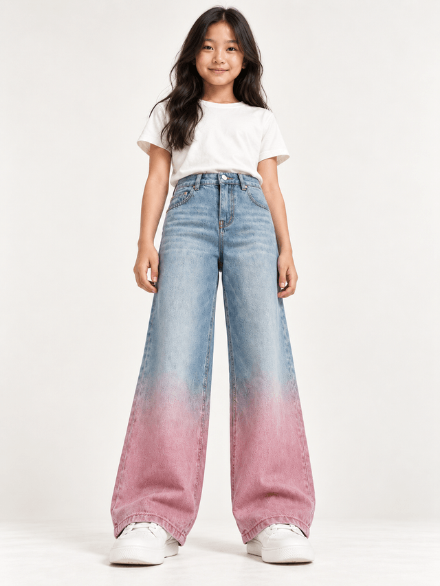 Pants Girls Pink Fade Rush โ tampilan lain