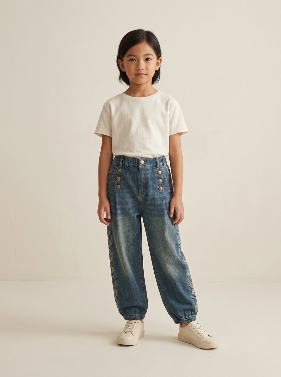 Pants Girls Pretty Flare Jeans - Foto 1