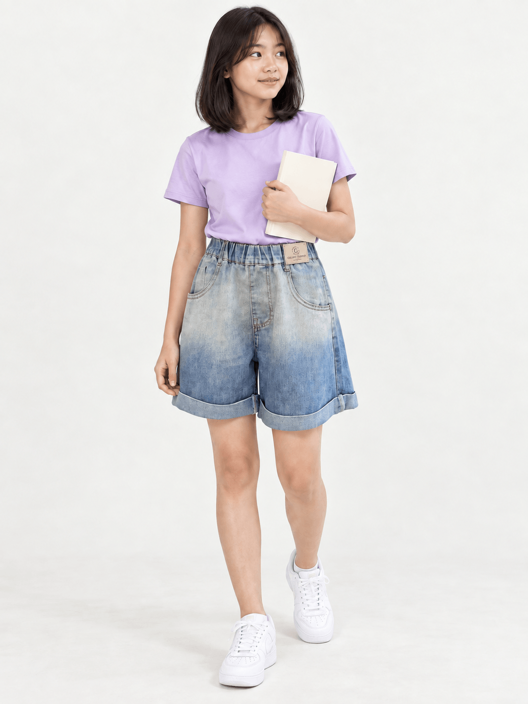 Pants Girl Short Ori Denim - Foto 9