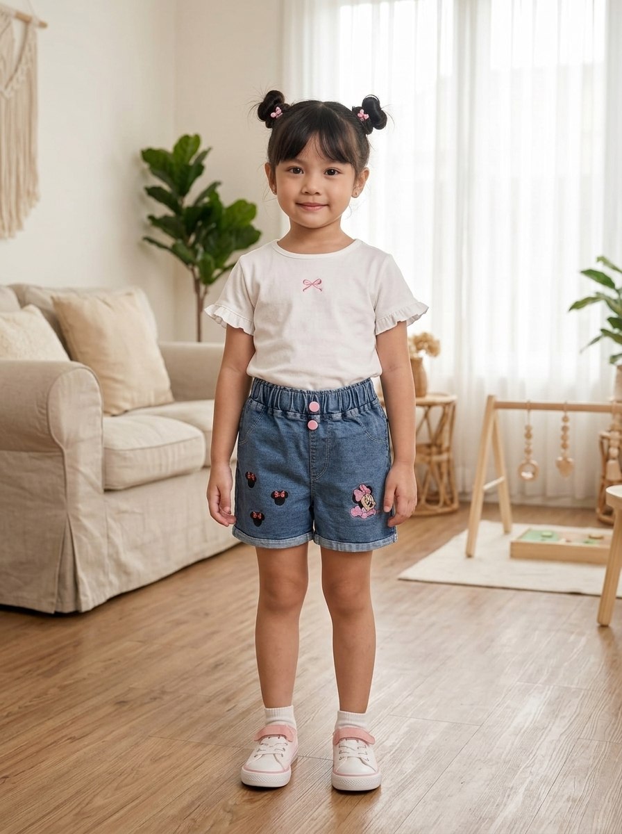 PANTS GIRLS YUMI DASH HOTPANTS JEANS