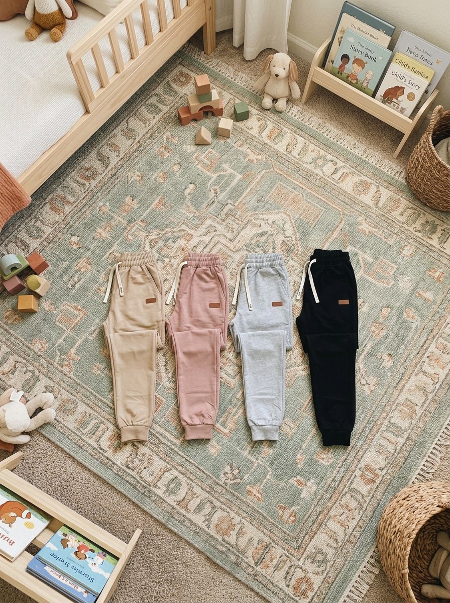 PANTS KIDS COTTON FAWN
