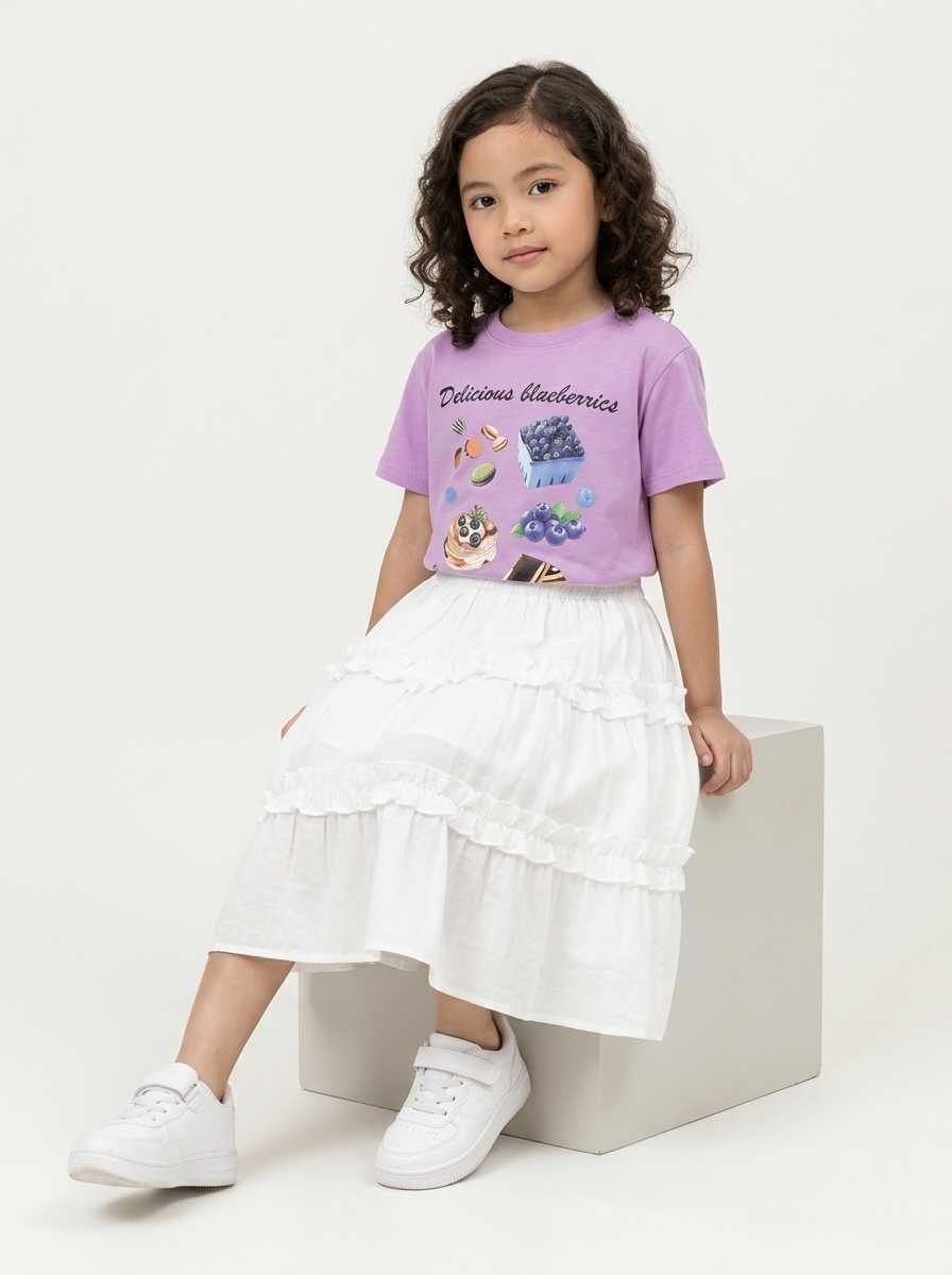 Set Girls Delicious Berry Skirt