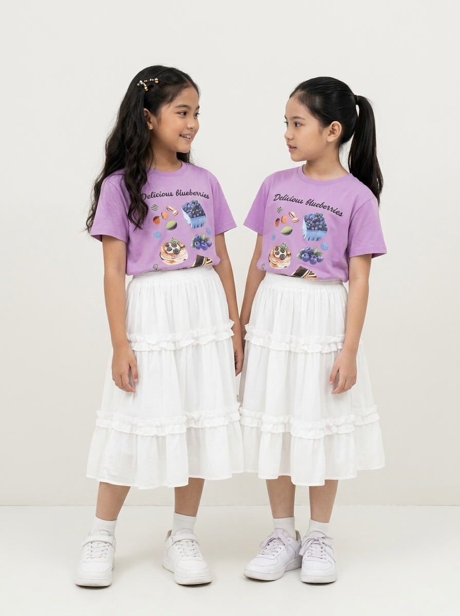 Set Girls Delicious Berry Skirt