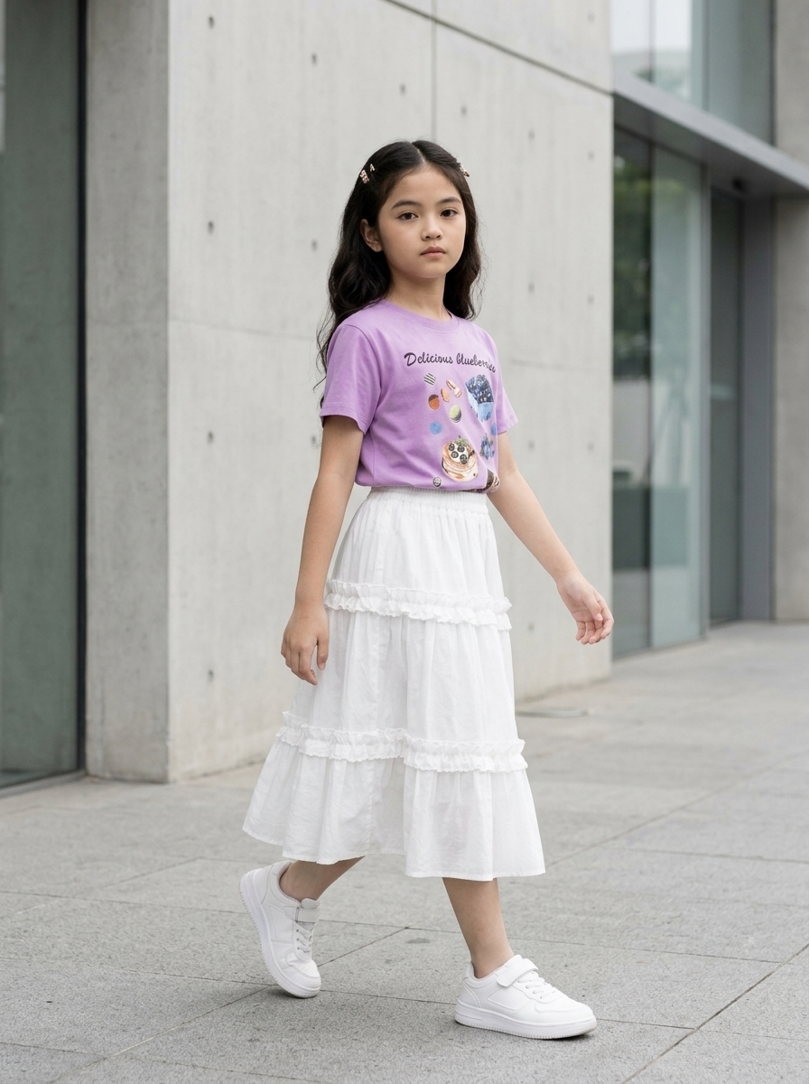 Set Girls Delicious Berry Skirt - Foto 7