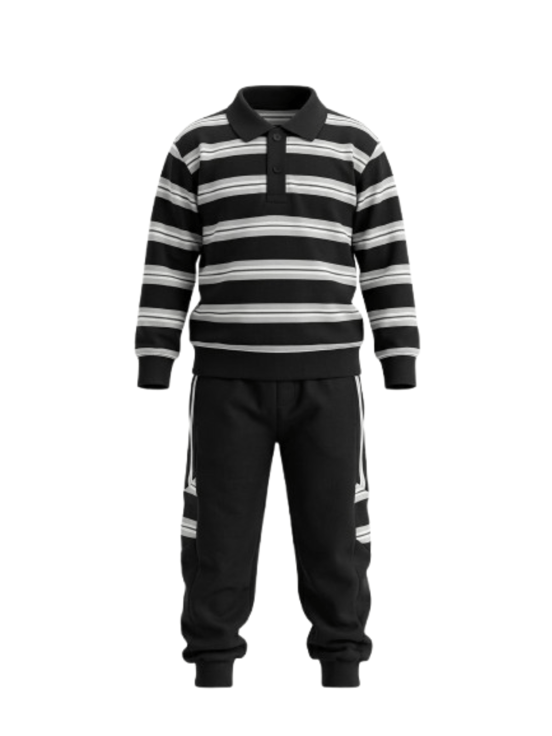 Set Boys Col Stripe Swagger