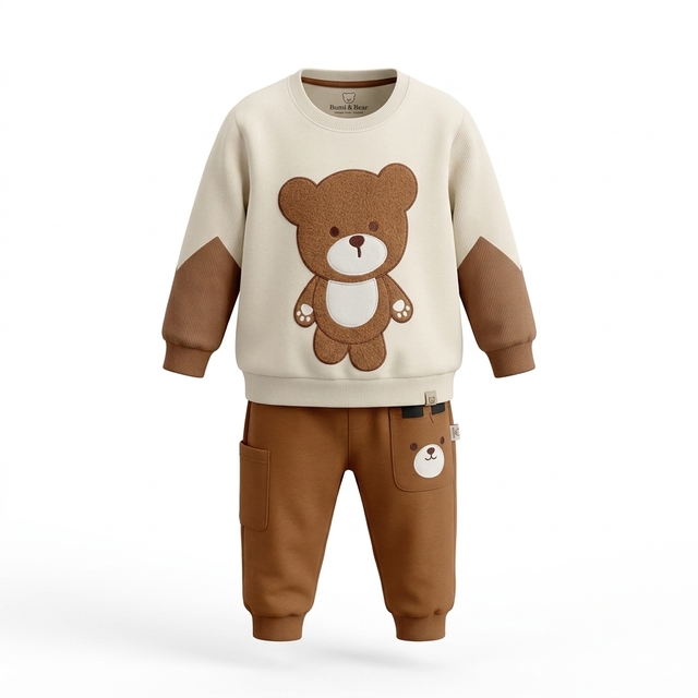 Set Boys Cushy Grizzly Brown Shine