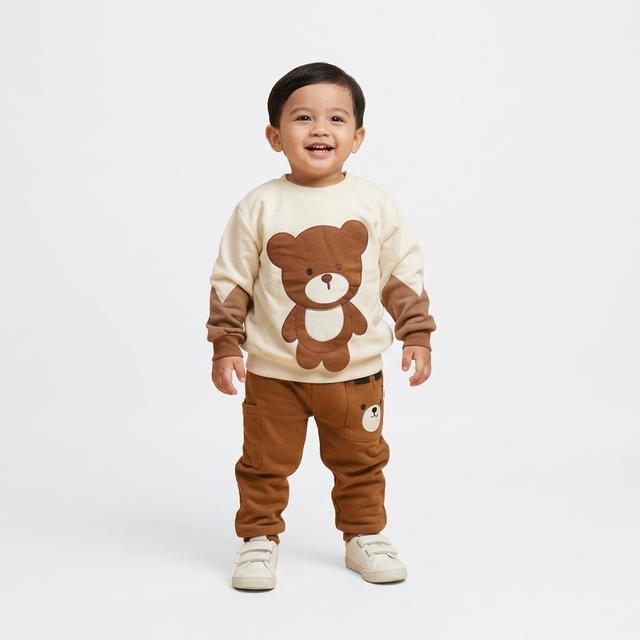 Set Boys Cushy Grizzly Brown Shine โ tampilan lain