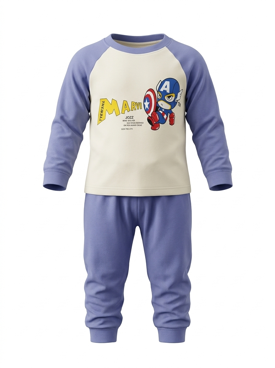 Set Boys Marvel Captain Thems Suit