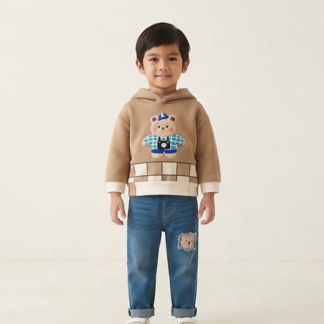 Set Boys Picture Taker Bear Hat โ tampilan lain
