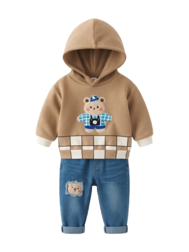 Set Boys Picture Taker Bear Hat