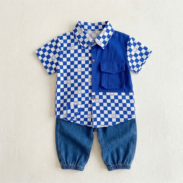 Set Boys Rylee Grid Chess Board โ tampilan lain