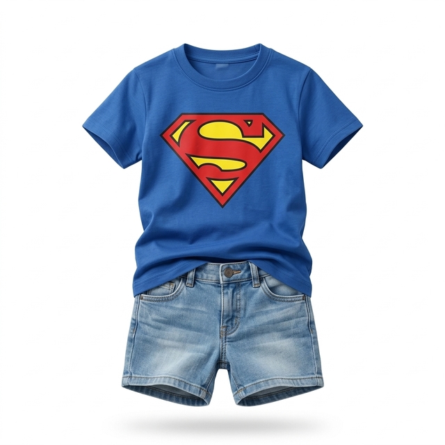 Set Boys Superman Iconic Big Logo