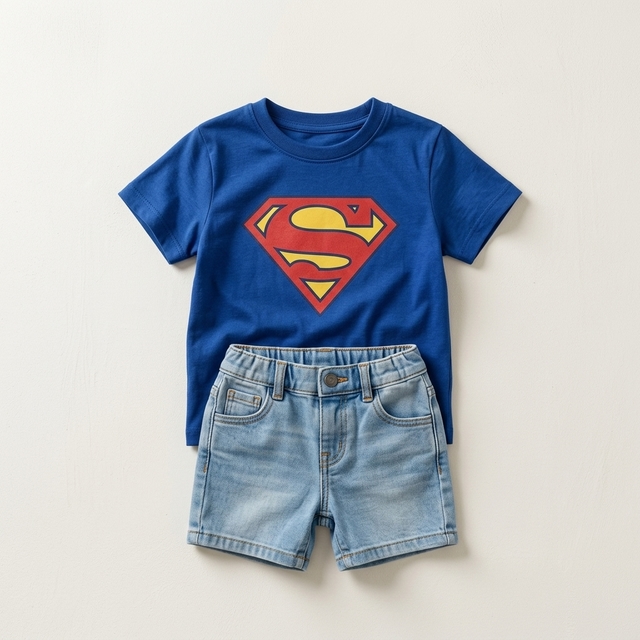 Set Boys Superman Iconic Big Logo โ tampilan lain