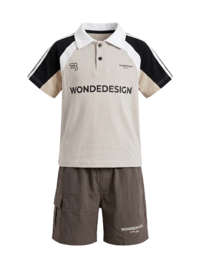 Set Boys Wonder Design Casual Suit