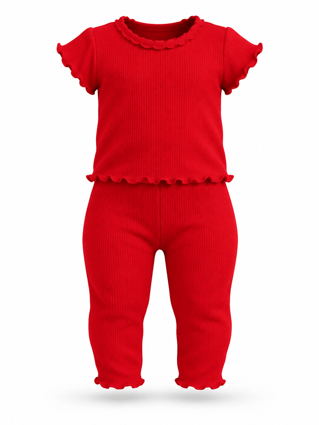 Setelan Simple Knitted Plain