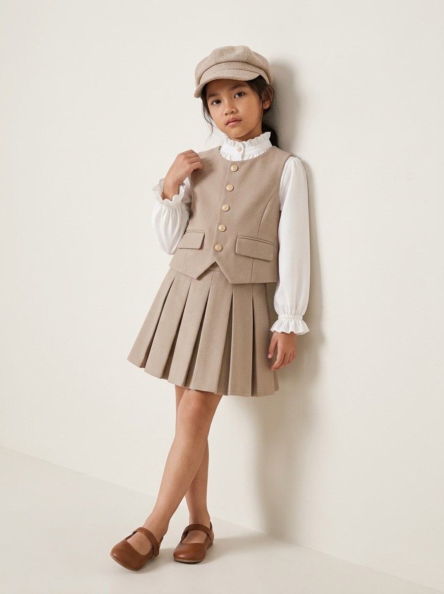 Set Girl Brownie Vest City - Foto 5
