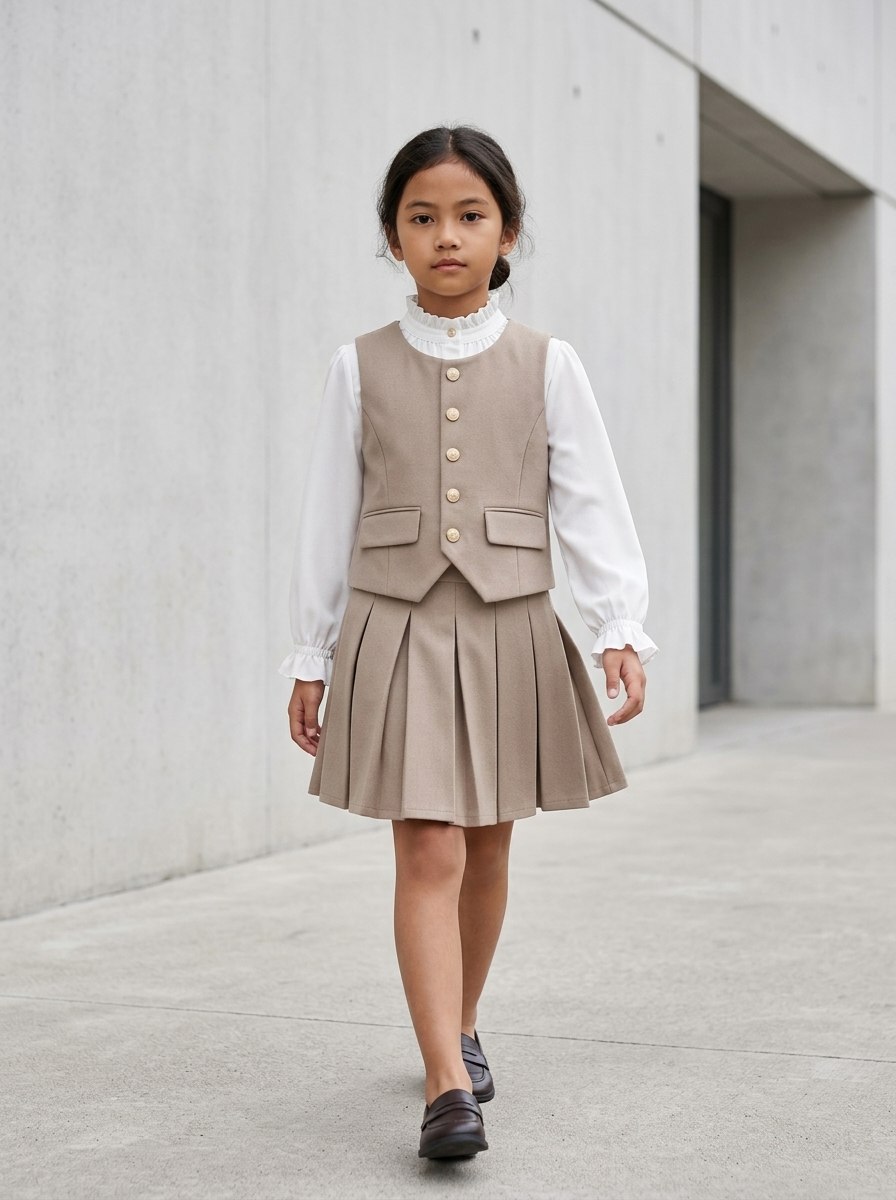 Set Girl Brownie Vest City - Foto 9