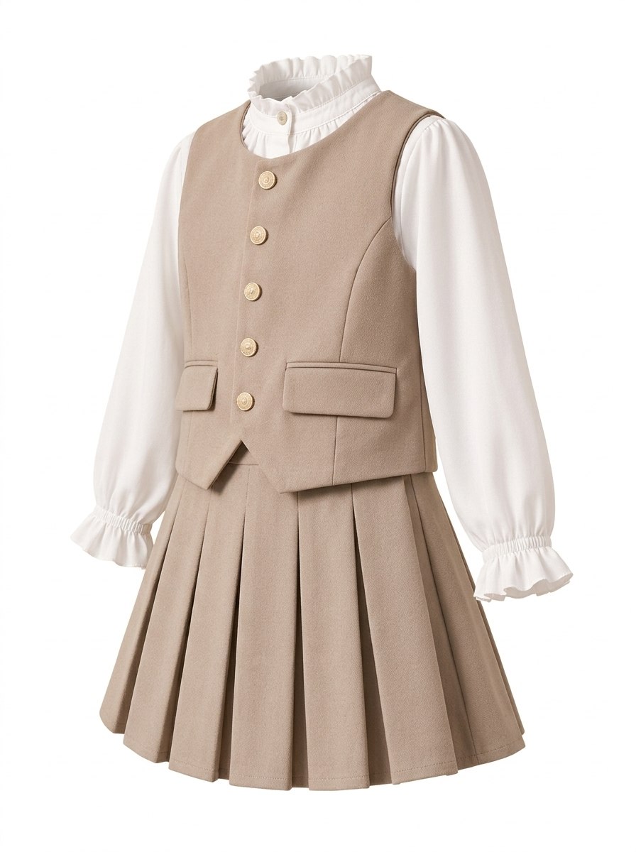 Set Girl Brownie Vest City