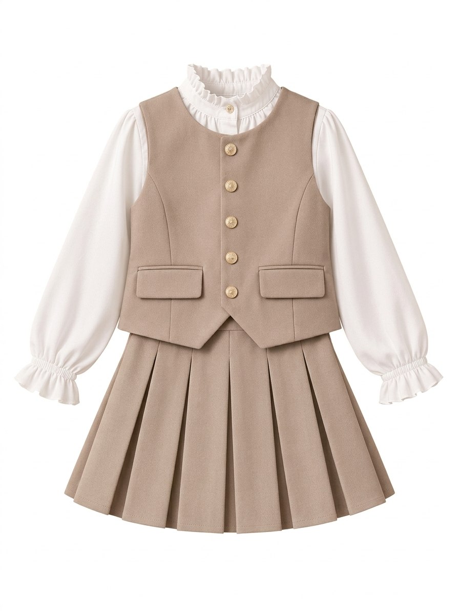 Set Girl Brownie Vest City