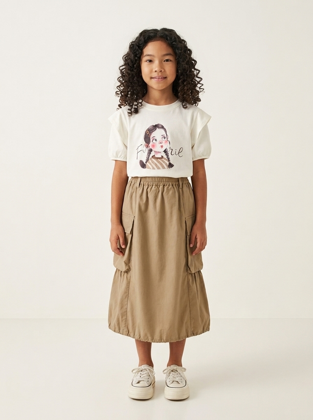Set Girl Bubble Bloom Skirt โ tampilan lain