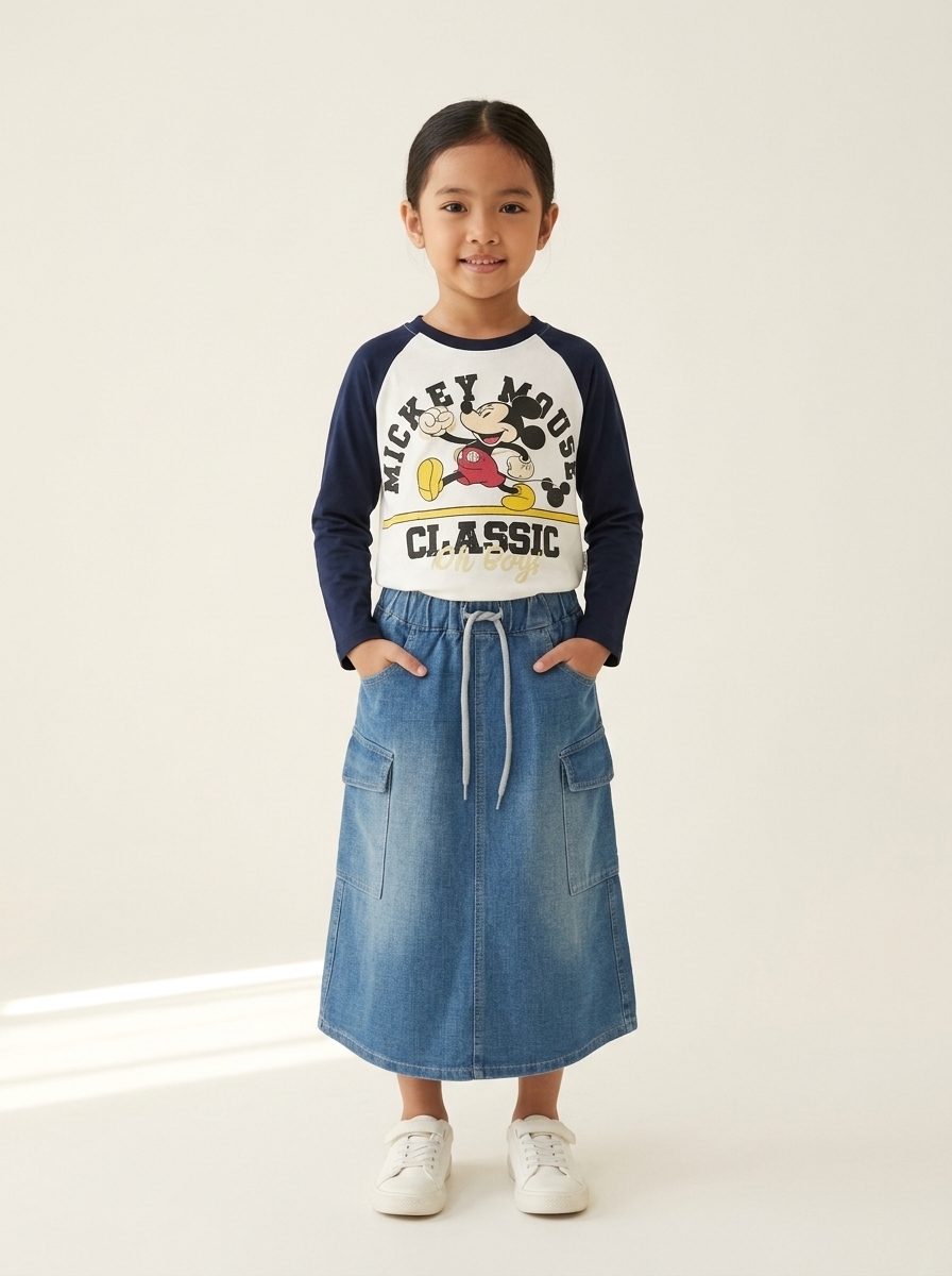 Set Girl Classic Micky Mouse