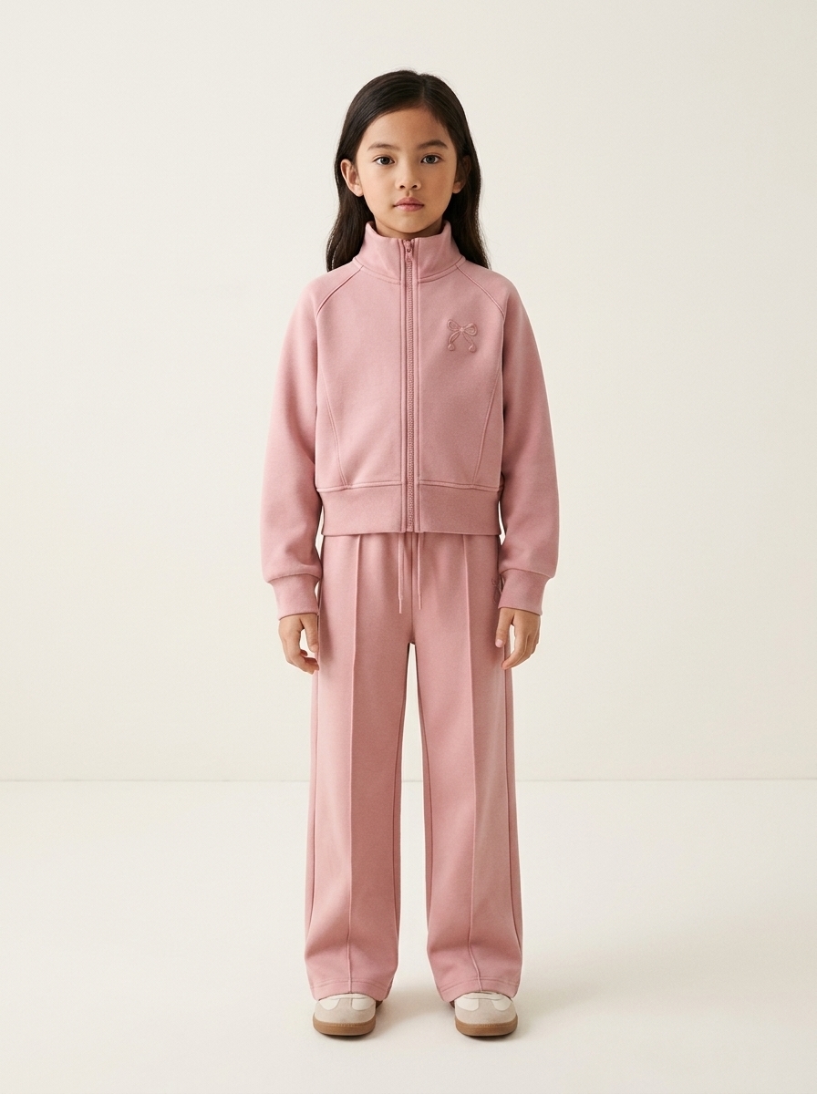 Set Girl Comfy Woolen Bliss