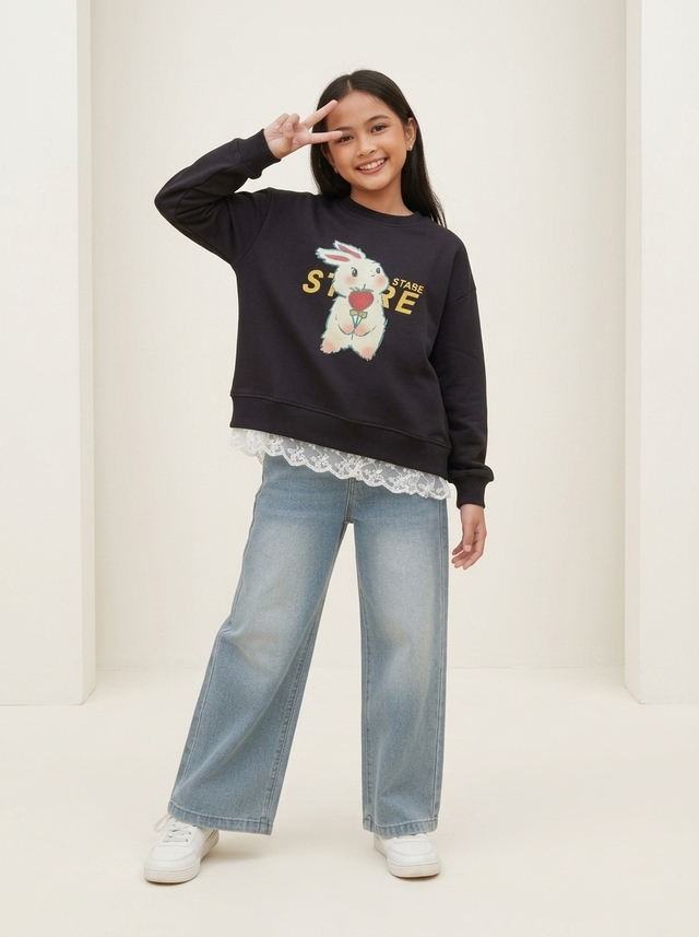 Set Girl Cutie Rabbit Flown โ tampilan lain