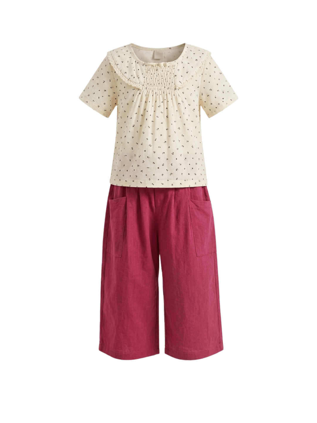 Set Girl Dainty Fuchsia Flow
