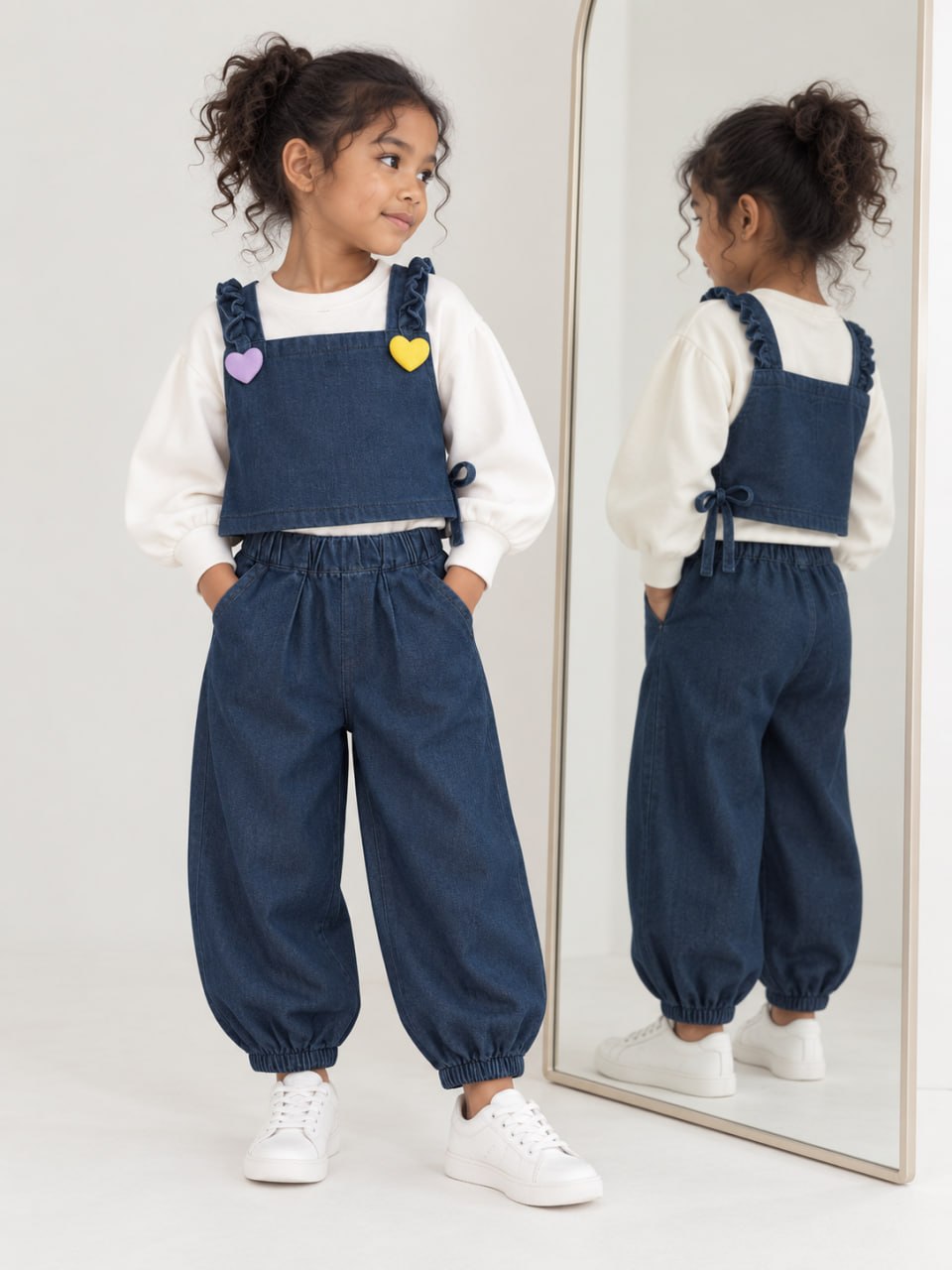 Set Girl Denim Morika Rolls - Foto 6