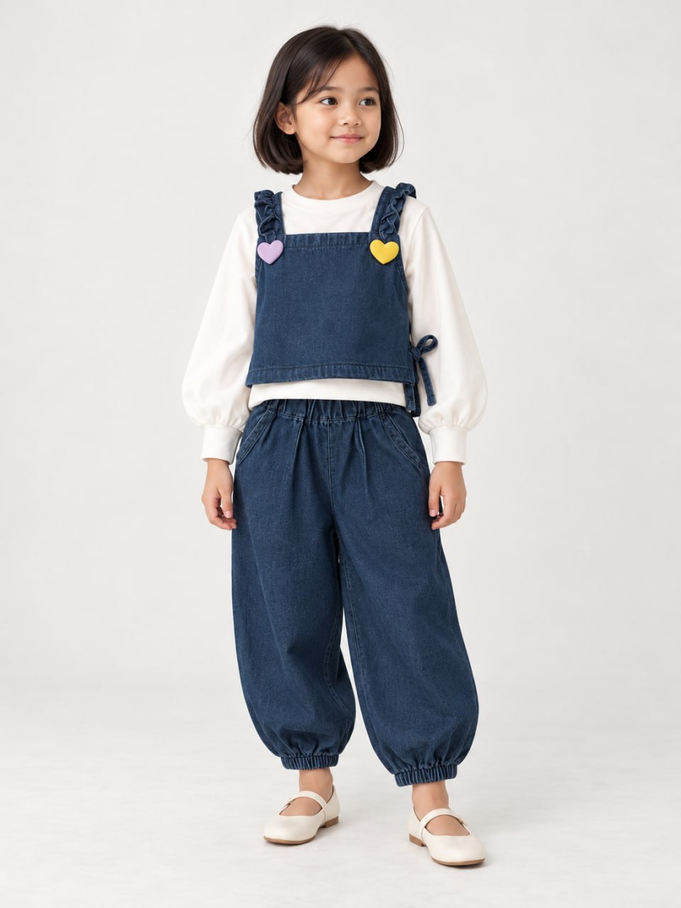 Set Girl Denim Morika Rolls