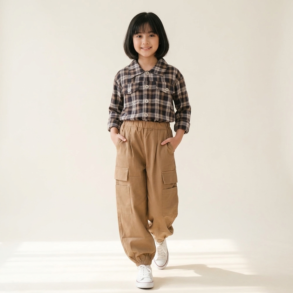 Set Girl Everyday Autumn Flannel - Foto 1