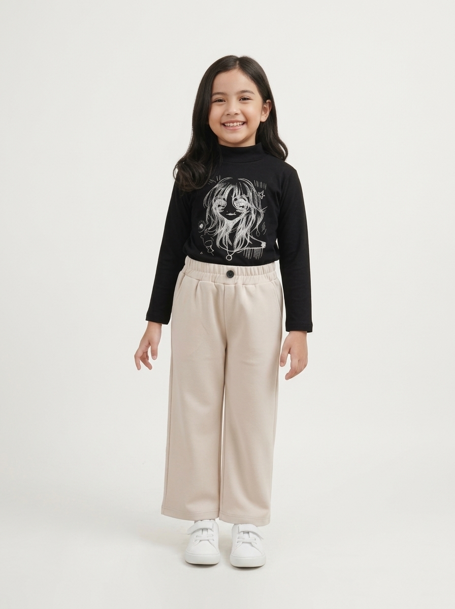 Set Girl Floor Pattern Fall Chic