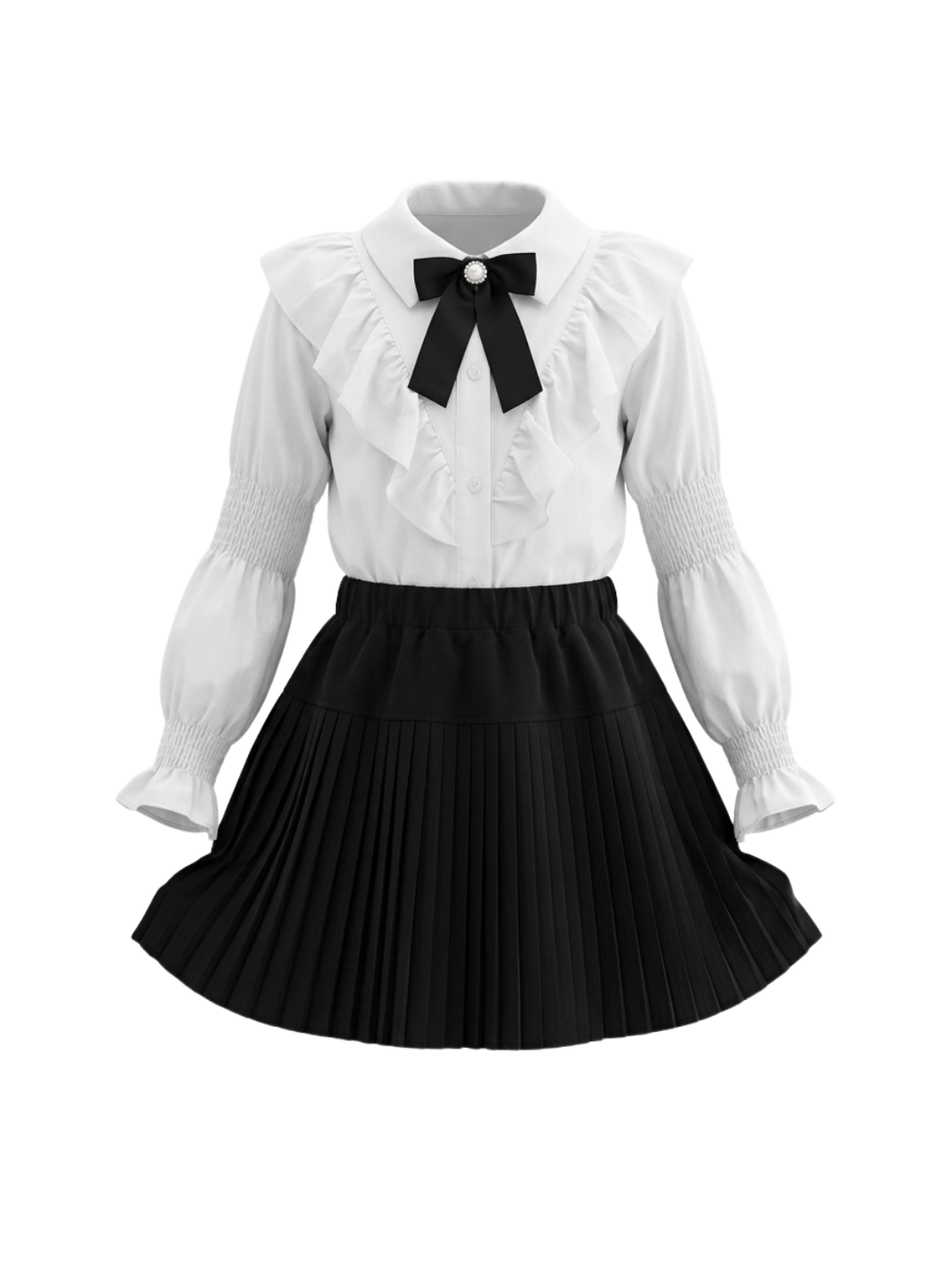 Set Girl Ruffle Perfect Bows