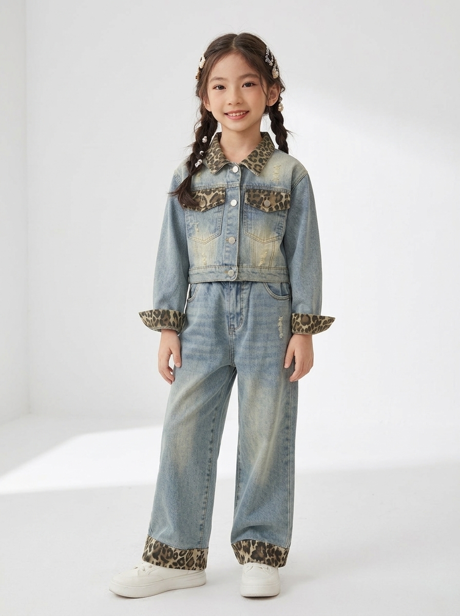Set Girls Amber Tiger Denim
