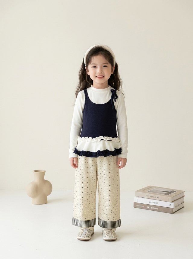 Set Girl Sapphire Soft Ruffle — tampilan lain