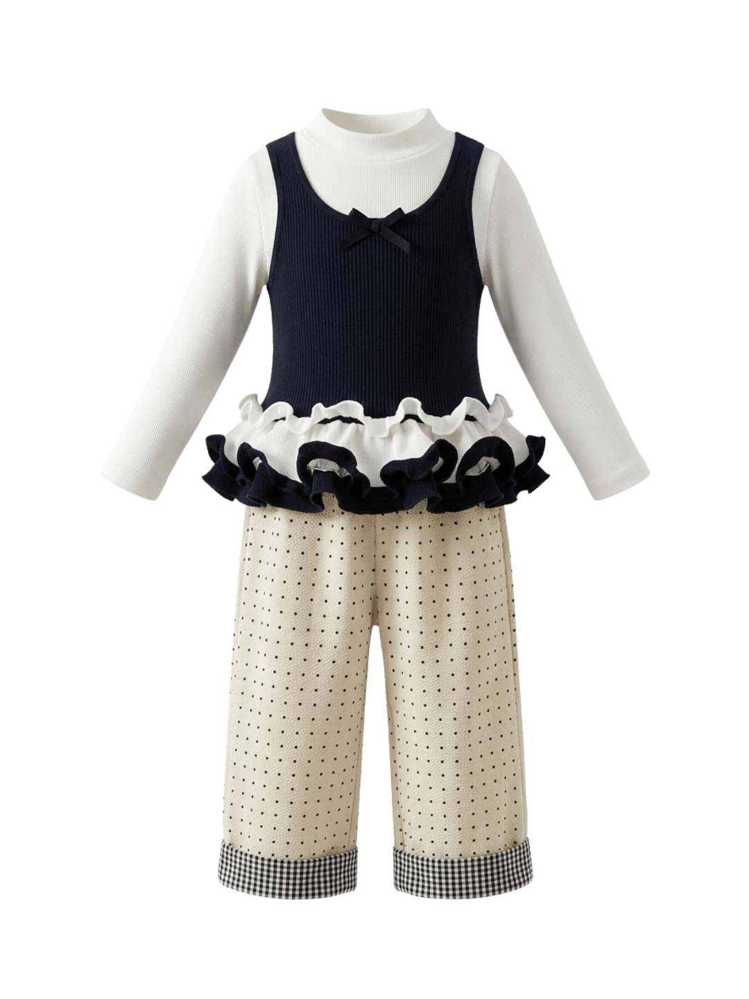 Set Girl Sapphire Soft Ruffle