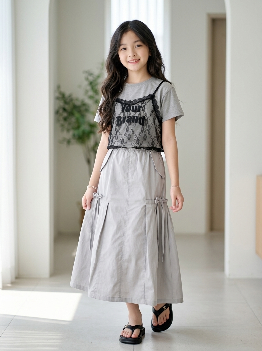 SET GIRLS BRANDY VINE