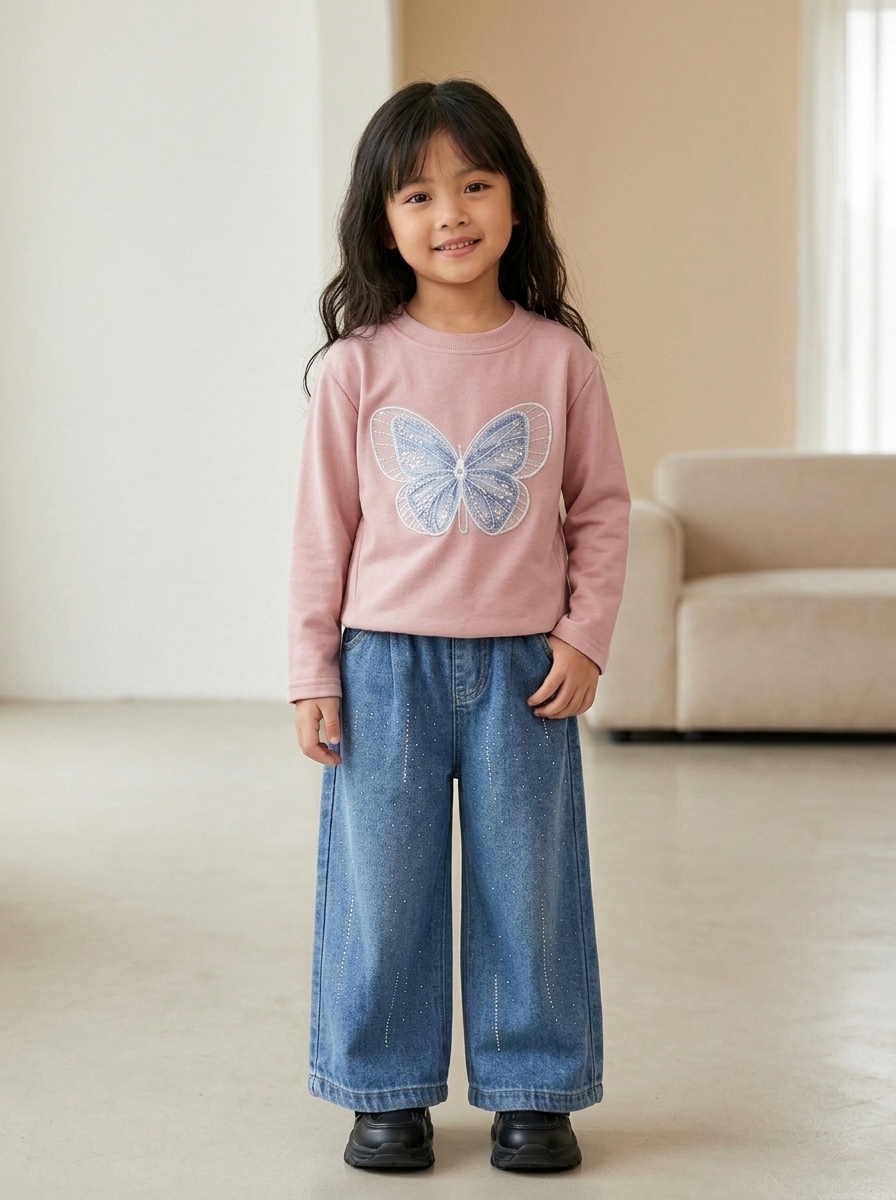 SET GIRLS BUTTERY FLY